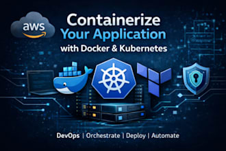 containerize your application using docker and kubernetes orchestration