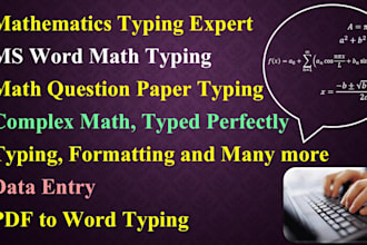 convert PDF and type math equations in word and excel