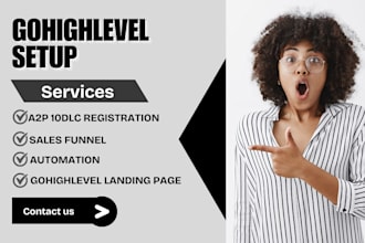 setup gohighlevel sales funnel gohighlevel go high level funnel a2p