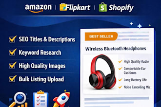 be your professional ecommerce manager for amazon flipkart meesho etc