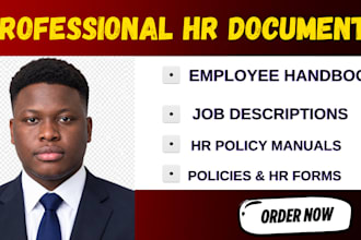 create an HR policy manual and employee handbook for your startup