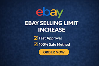 call ebay to increase your selling limits