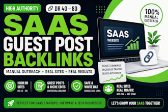 build saas backlinks with manual outreach on real high authority sites