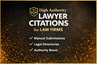 build high authority lawyer citations for law firms