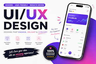 design modern figma UI UX, wireframe, prototype, for website, app, landing pages