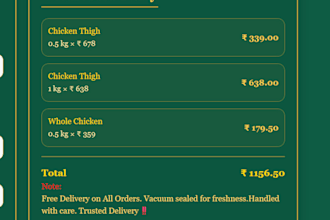 build an ecommerce full stack webapp for you