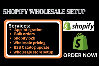 setup shopify b2b wholesale, wholesale custom pricing, bulk pricing, bulk orders