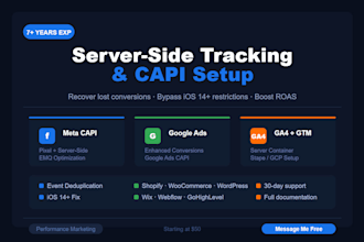 set up server side tracking meta capi google ads capi
