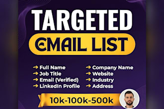 niche targeted email list marketing for your business leads