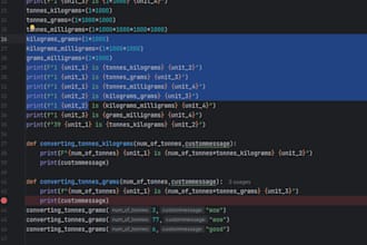 create and write python programs