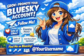 grow and promote your bluesky account