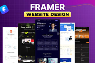 design, redesign or fix existing framer website