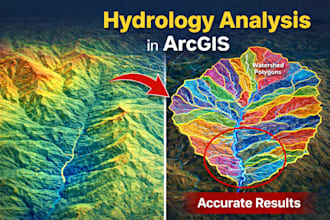 perform watershed analysis, drainage network extraction and gis hydrology