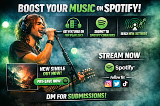 spotify music promotion spotify playlist curators spotify track album promotion
