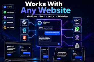 build custom ai chatbot for website