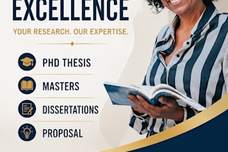 review, rewrite,edit dissertation, thesis, or research publication to perfection
