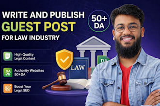 write and publish legal guest posts for law firms and lawyers