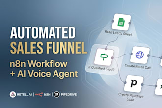 build an ai voice agent and n8n automation for lead qualification
