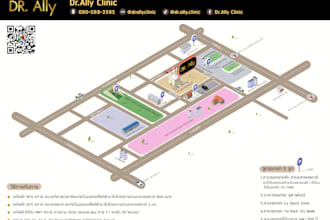 create 3d isometric maps for businesses tourism and branding
