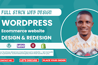 build, design, redesign, clone wordpress website development with elementor pro