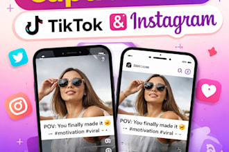write catchy captions for tiktok and instagram posts