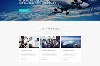 build wix aviation website aircraft charter private jet website with booking