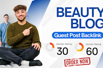 publish beauty blog article with high da guest post for premium backlinks