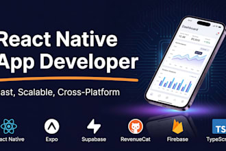 build a react native expo mobile app for ios and android