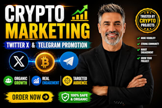 grow your crypto twitter x account with real organic engagement