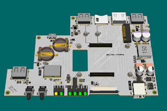 design schematic, pcb layout for carrier board, cm4, cm5 and electronic circuits
