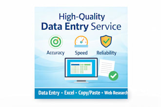 do data entry work