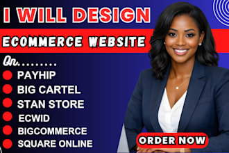 big cartel store website payhip, bigcommerce square online ecwid stan store SEO