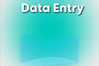 do urgent data entry 100 entries in 1 hour