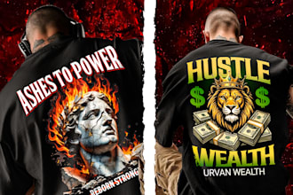 design custom t shirt and streetwear tshirt design