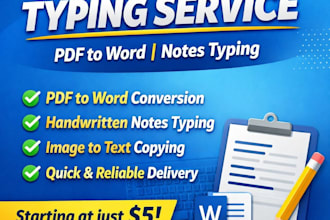 fast and accurate typing work