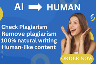 check plagiarism from your ai content and remove it by rewriting and humanizing