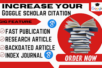 increase citation in google scholar high indexed journal