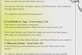 write clear and simple ad copy for your product