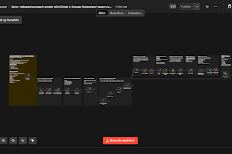 build an n8n automated email sender with gmail and google sheets