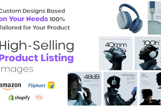 design amazon product listing images and banners