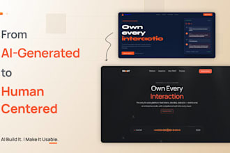 redesign your ai generated app or mvp to feel human and intuitive