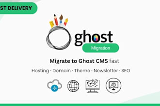migrate your wordpress webflow substack framer  website blog to ghost cms blog