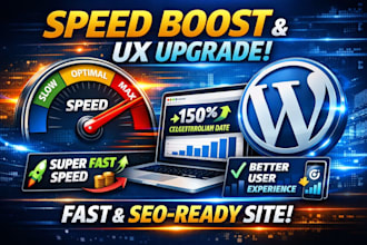 optimize your wordpress website speed and UX for better SEO