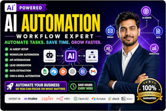 build ai lead generation client booking appointment system n8n make automation