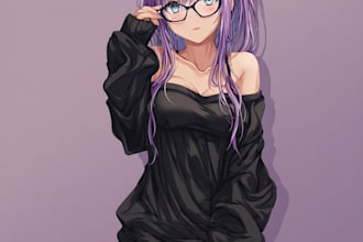draw your characters and fanart in semi realistic art