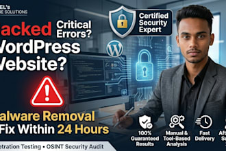provide wordpress malware removal and website security