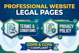 write terms and conditions privacy policy for your website
