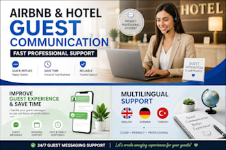 be your professional airbnb co host and hotel guest manager