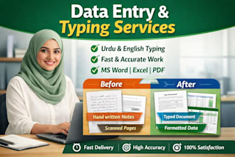 do data entry and typing