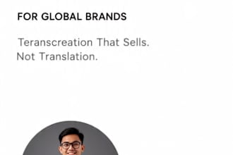 transcreate your english copy to indonesian for market launch